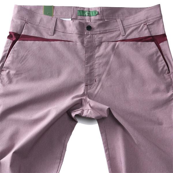 Bowerbirds Works 大きいサイズ メンズ 別布使い 千鳥柄 ストレッチ