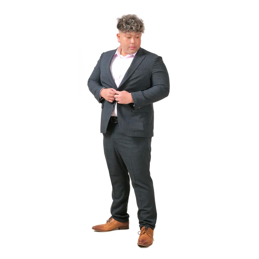 大きいサイズ メンズ SARTORIA BELLINI セットアップ リネンライク