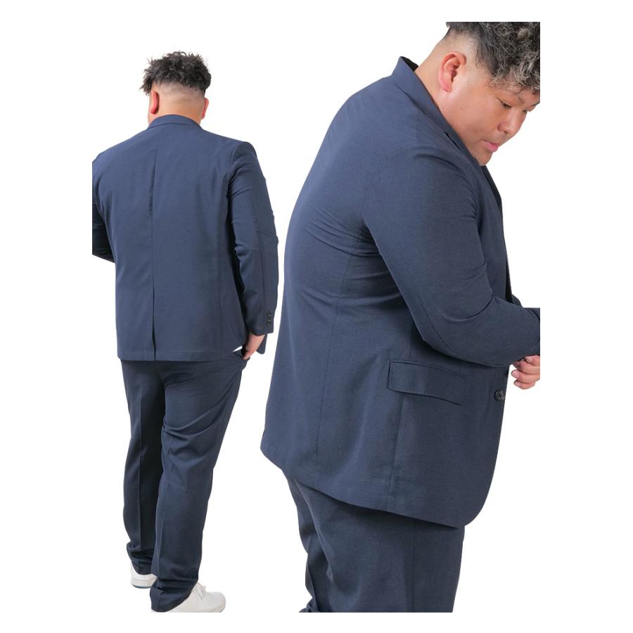 大きいサイズ メンズ SARTORIA BELLINI セットアップ 千鳥柄 HighTwist