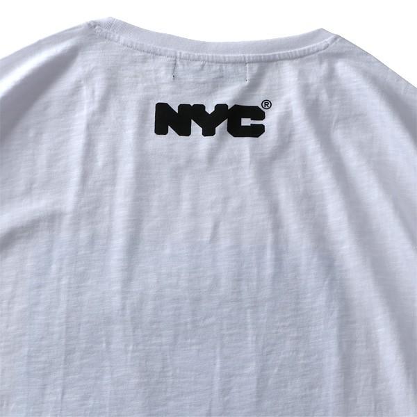 大きいサイズ メンズ NYC スラブ プリント 半袖 Tシャツ QUEENS azt-2002105｜bmo｜10