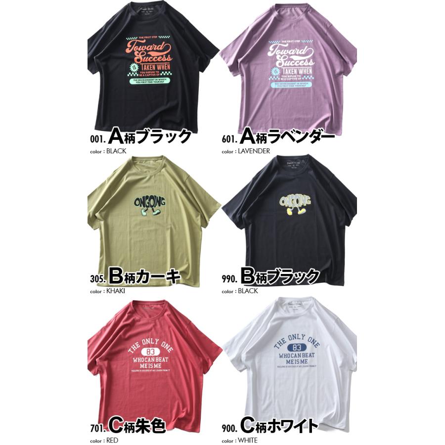 大きいサイズ メンズ DANIEL DODD プリント 半袖 Tシャツ 全6色 azt