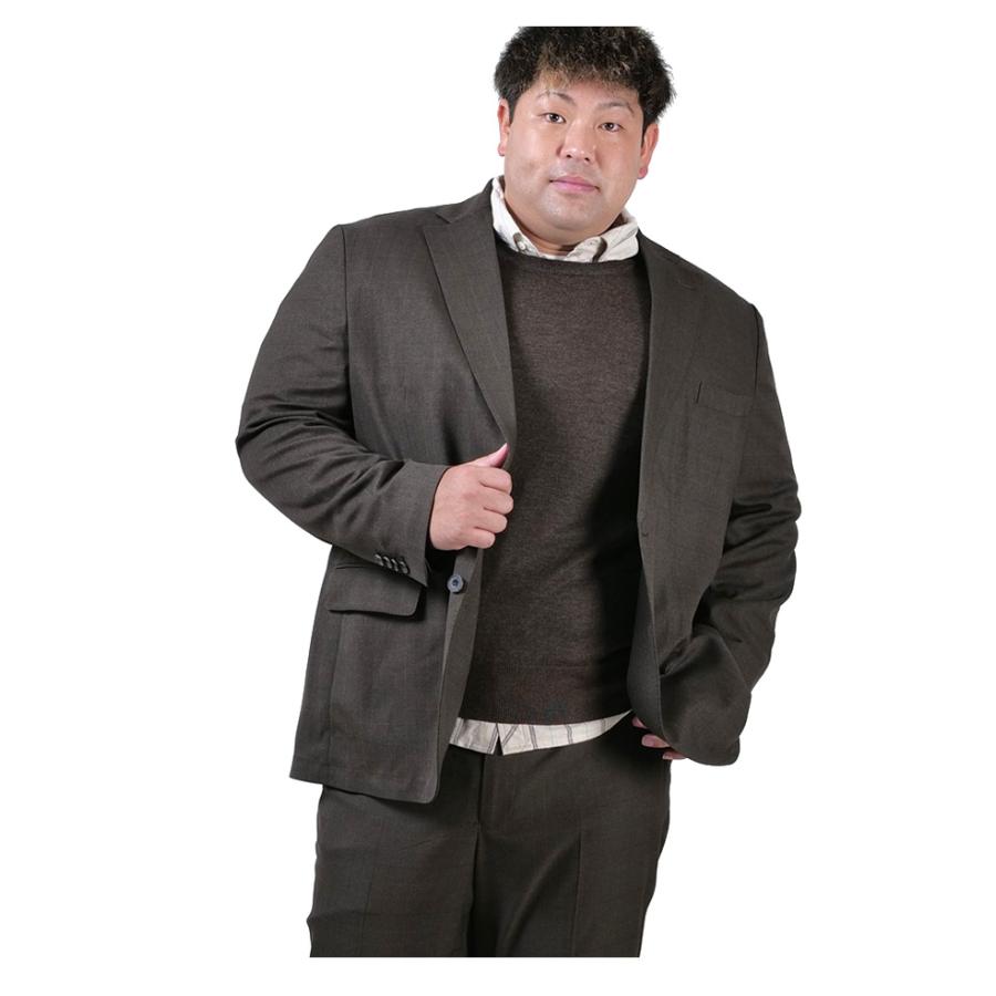 Sartoria Bellini 大きいサイズ メンズ セットアップ ウールライク