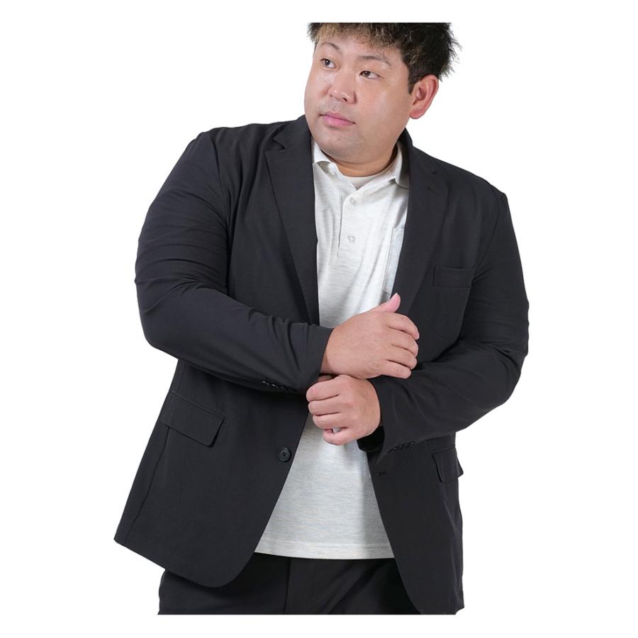 大きいサイズ メンズ SARTORIA BELLINI セットアップ ジャガード ストレッチ ジャケット ジャストフィット 軽量 ウォッシャブル イージーケア ライフスーツ azw24359-sj Sartoria Bellini 大きいサイズ メンズ セットアップ ジャガード