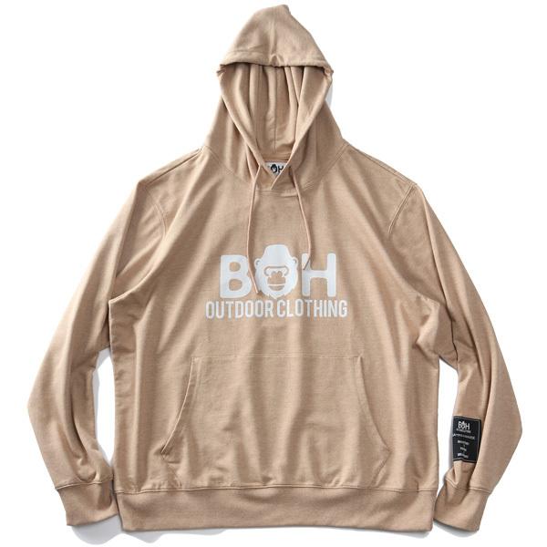 BH 大きいサイズ メンズ ビィエイチ デカロゴ プルオーバー パーカー