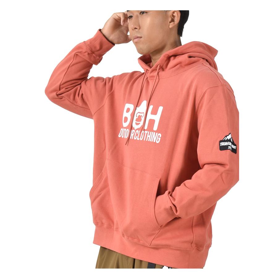 BH 大きいサイズ メンズ ビィエイチ デカロゴ プルオーバー パーカー