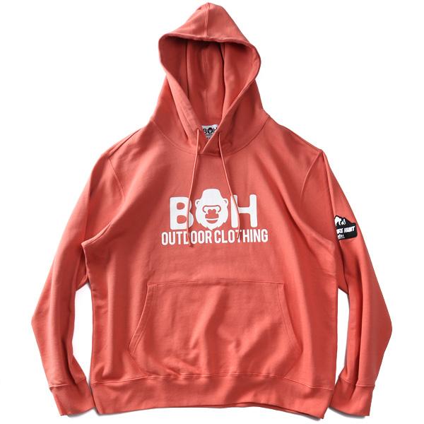 BH 大きいサイズ メンズ ビィエイチ デカロゴ プルオーバー パーカー