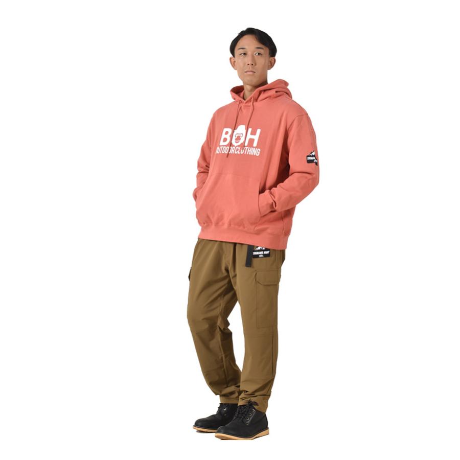 BH 大きいサイズ メンズ ビィエイチ デカロゴ プルオーバー パーカー