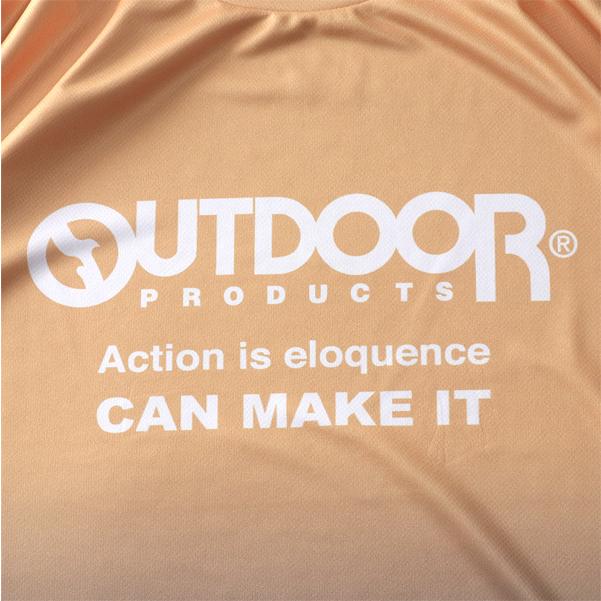 大きいサイズ メンズ OUTDOOR PRODUCTS アウトドアプロダクツ ドライ グラデーション 半袖 Tシャツ 軽量 c553we | OUTDOOR PRODUCTS | 07