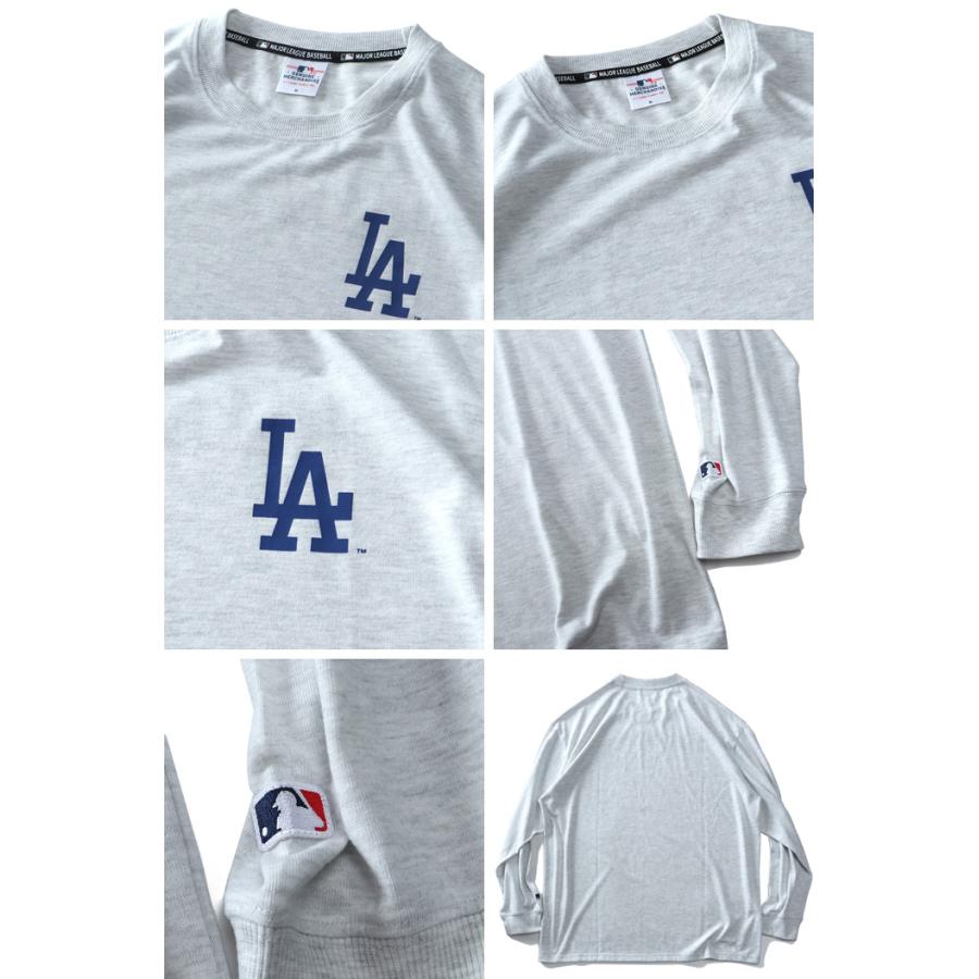 大きいサイズ メンズ MLB メジャーリーグ 天竺 長袖 Tシャツ c5550m 【t2502】 | MLB | 02