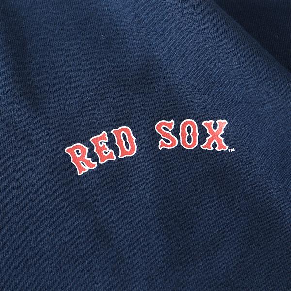 大きいサイズ メンズ MLB メジャーリーグ 裏起毛 クルーネック トレーナー c6460m | MLB | 10