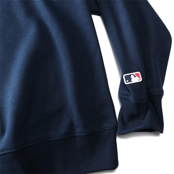 大きいサイズ メンズ MLB メジャーリーグ 裏起毛 クルーネック トレーナー c6460m | MLB | 11