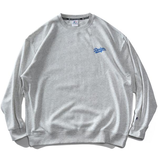 大きいサイズ メンズ MLB メジャーリーグ 裏起毛 クルーネック トレーナー c6460m | MLB | 05