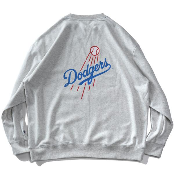 大きいサイズ メンズ MLB メジャーリーグ 裏起毛 クルーネック トレーナー c6460m | MLB | 06