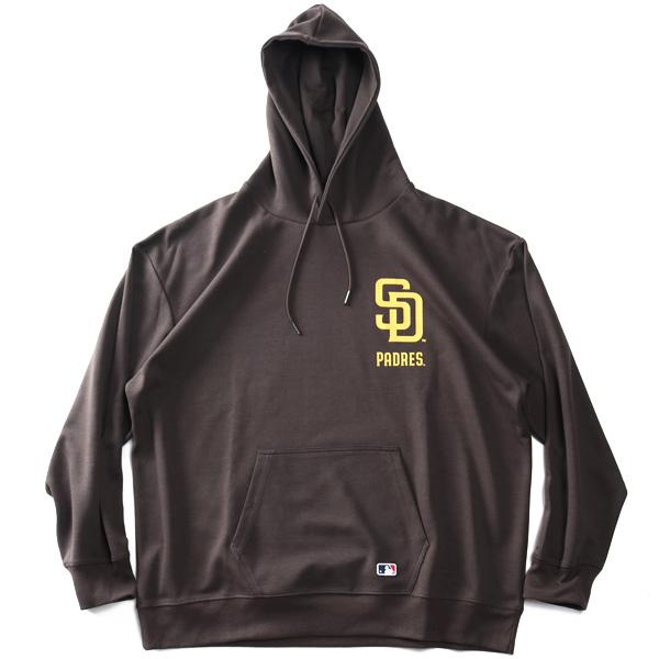 大きいサイズ メンズ MLB メジャーリーグ ダンボール プルオーバー パーカー c6555m 【t2502】 | MLB | 07