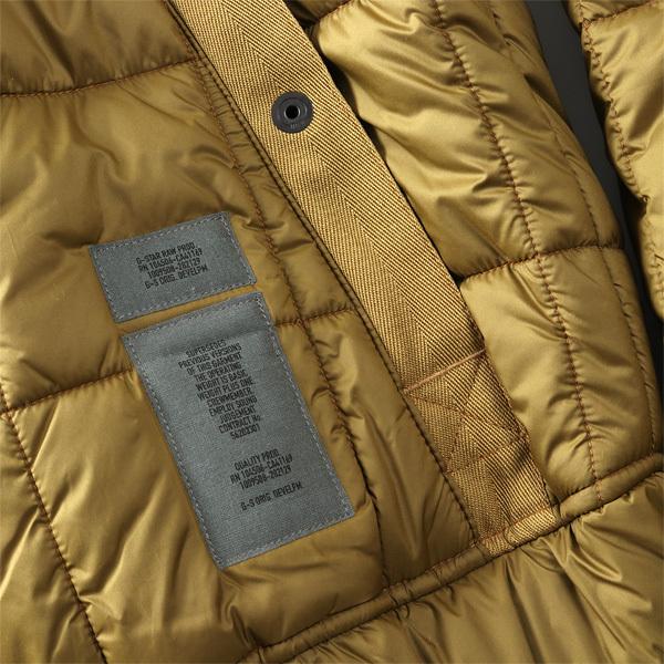 G-STAR RAW 大きいサイズ メンズ ジースターロウ 中綿 フーデッド