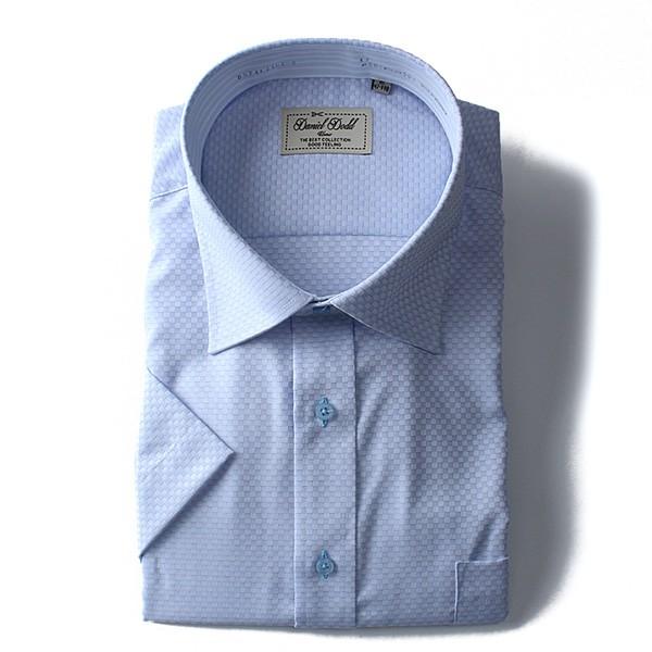 【大きいサイズ】【メンズ】DANIEL DODD 半袖ワイシャツ 吸汗速乾 形態安定 セミワイドシャツ d574az102 | Daniel Dodd | 04