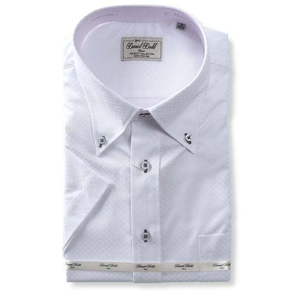 大きいサイズ メンズ DANIEL DODD 半袖 ワイシャツ ボタンダウン 吸汗速乾 形態安定 d592az102 | Daniel Dodd | 03