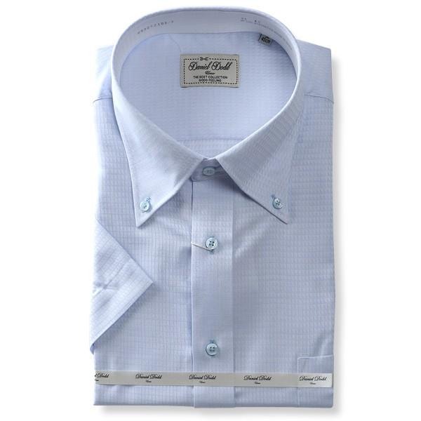 大きいサイズ メンズ DANIEL DODD 半袖 ワイシャツ ボタンダウン 吸汗速乾 形態安定 d592az102 | Daniel Dodd | 05