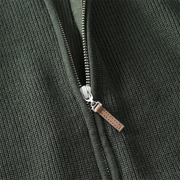 Dream Master 大きいサイズ メンズ 片畔 フルジップ カーディガン dm