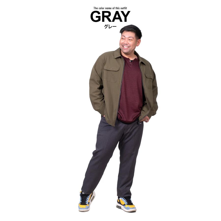 大きいサイズ メンズ DREAM MASTER 別布使い 5ポケット ストレッチ パンツ スリムフィット dm-p220401s | Dream Master（ファッション） | 03