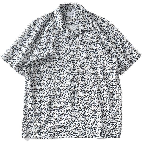 Dream Master 大きいサイズ メンズ オープンカラー 総柄プリント 半袖