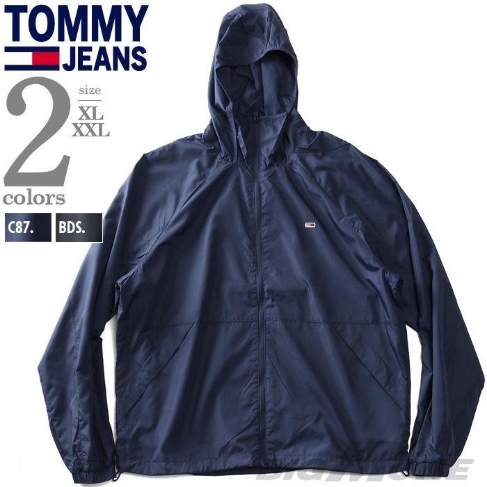 大きいサイズ メンズ TOMMY JEANS トミージーンズ パッカブル ナイロン ジャケット ウインドブレーカー PACKABLE WINDBREAKER USA直輸入 dm0dm10961｜bmo