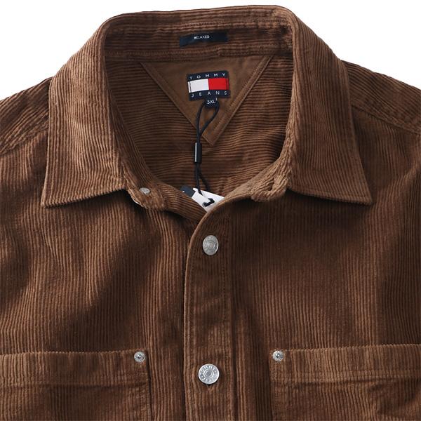 大きいサイズ メンズ TOMMY JEANS トミージーンズ コーデュロイ シャツ RLX WASHED CORD SHIRT USA直輸入 dm0dm22016 | TOMMY JEANS | 04
