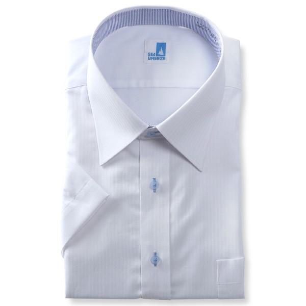 2点目半額 大きいサイズ メンズ SEA BREEZE シーブリーズ 半袖 ワイシャツ レギュラー セミワイド 形態安定 ehcb26-7 | ブランド登録なし | 03