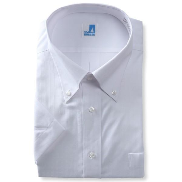 2点目半額 大きいサイズ メンズ SEA BREEZE シーブリーズ 半袖 ワイシャツ ボタンダウン 形態安定 ehcb26-9 | ブランド登録なし | 03