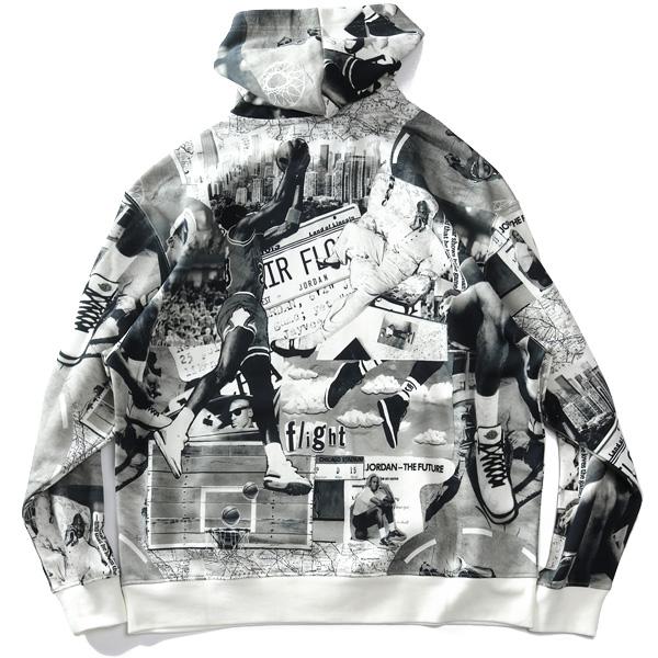 大きいサイズ メンズ NIKE ナイキ プリント プルオーバー パーカー Nike Jordan Brooklyn USA直輸入 fv7297 | NIKE | 10
