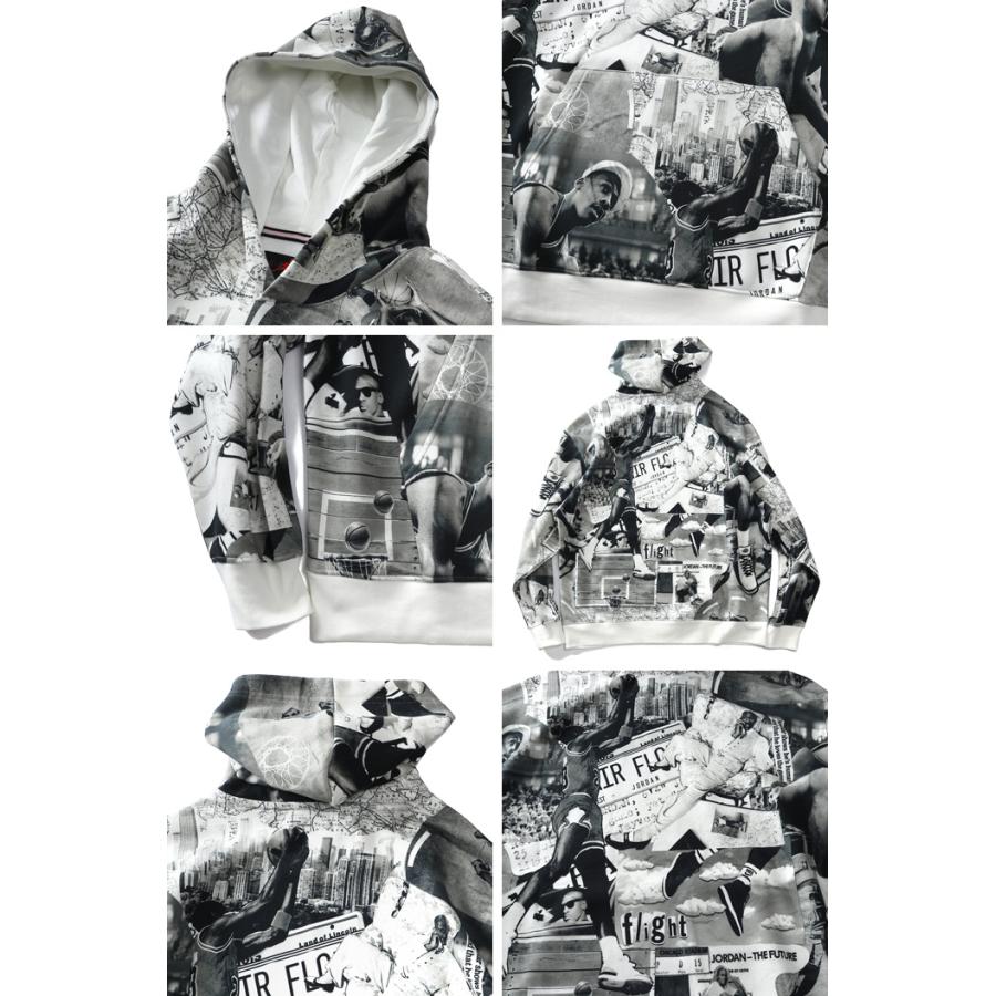 大きいサイズ メンズ NIKE ナイキ プリント プルオーバー パーカー Nike Jordan Brooklyn USA直輸入 fv7297 NIKE（ナイキ） 大きいサイズ メンズ プリント プルオーバー パーカー