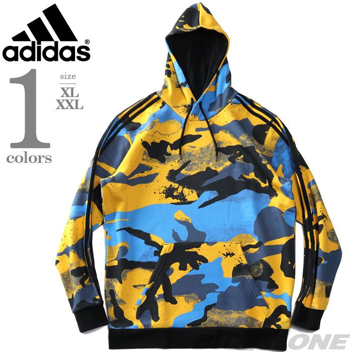 大きいサイズ メンズ ADIDAS アディダス カモフラ柄 プルオーバー
