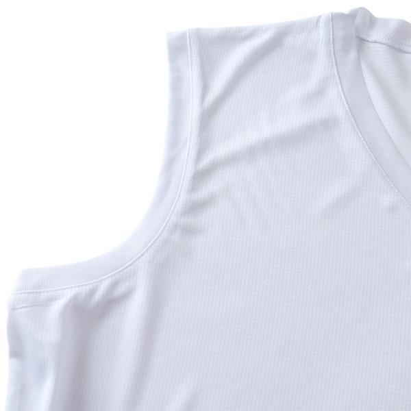大きいサイズ メンズ HANES ヘインズ ドライメッシュ Vネック スリーブレス シャツ 2枚セット 軽量 抗菌防臭 吸汗速乾 肌着 下着 春夏新作 hm3ed701 | Hanes | 08