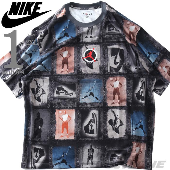 大きいサイズ メンズ NIKE ナイキ 総柄プリント 半袖 Tシャツ ジョーダン フライト クラブ JORDAN FLIGHT CLUB USA直輸入 if3114 | NIKE