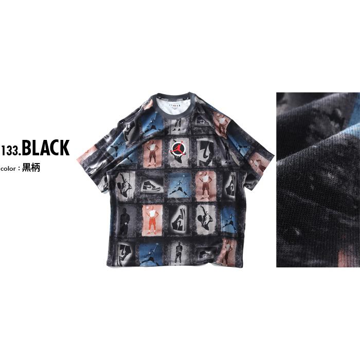 大きいサイズ メンズ NIKE ナイキ 総柄プリント 半袖 Tシャツ ジョーダン フライト クラブ JORDAN FLIGHT CLUB USA直輸入 if3114 | NIKE | 01