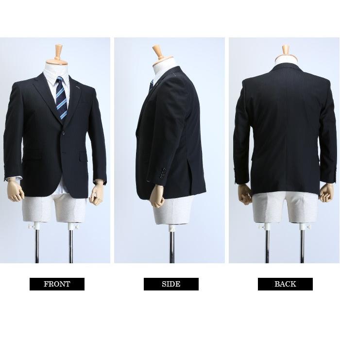 【大きいサイズ】【メンズ】SARTORIA BELLINI 日本製スーツ アジャスター付 シングル2ツ釦 (ビジネススーツ/高級スーツ/日本製) jbn6s005-994 Sartoria Bellini 大きいサイズ メンズ 日本製スーツ アジャスター付