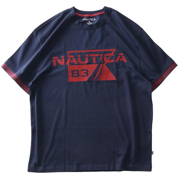 大きいサイズ メンズ NAUTICA ノーチカ ロゴ刺繍 半袖 Tシャツ USA直輸入 k17626 | NAUTICA | 03