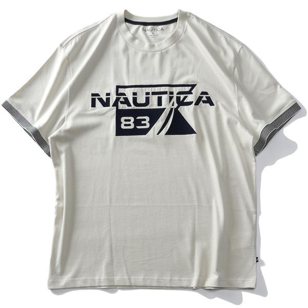 大きいサイズ メンズ NAUTICA ノーチカ ロゴ刺繍 半袖 Tシャツ USA直輸入 k17626 | NAUTICA | 05