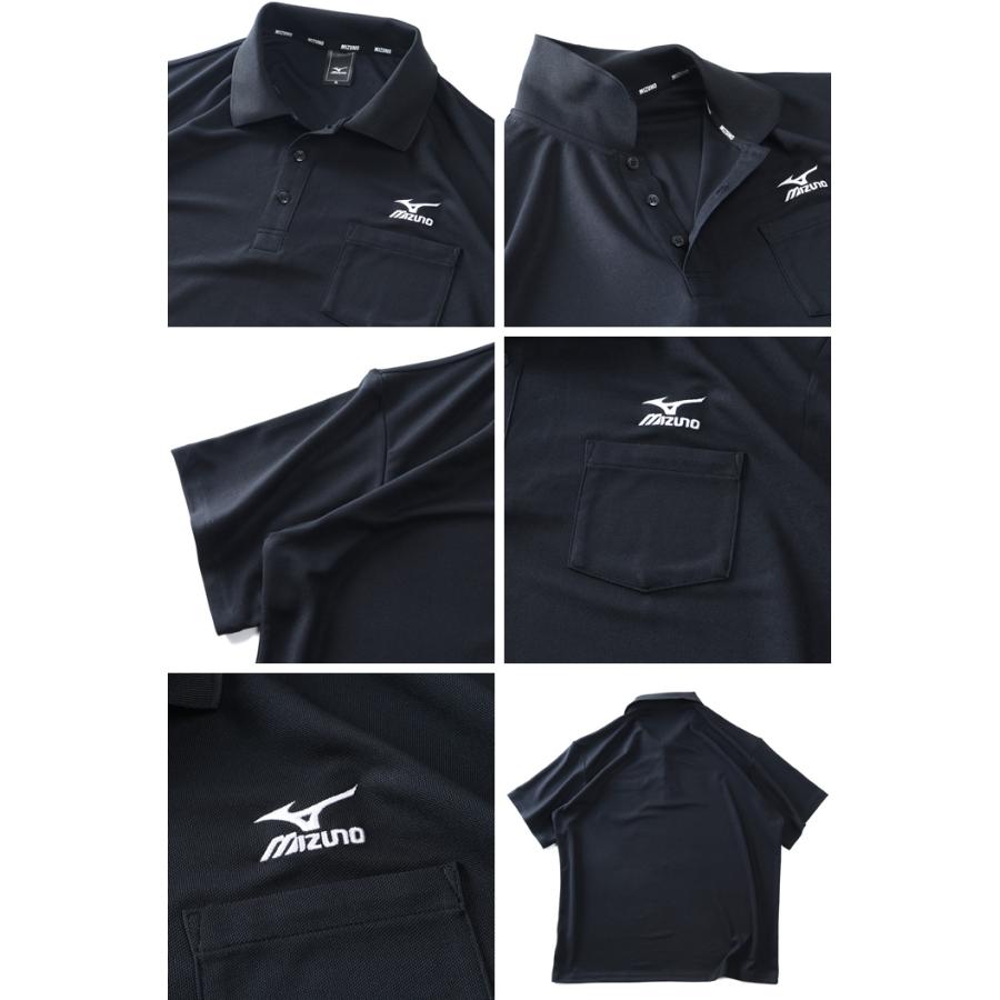 大きいサイズ メンズ MIZUNO ミズノ ドライ トレーニング 半袖 ポロシャツ 吸汗速乾 春夏新作 k2jadb81 | MIZUNO | 02