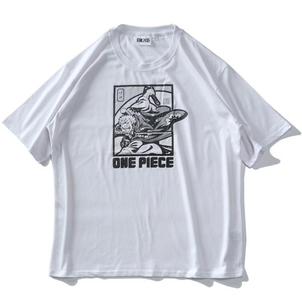 大きいサイズ メンズ ONE PIECE ワンピース 半袖 プリント Tシャツ