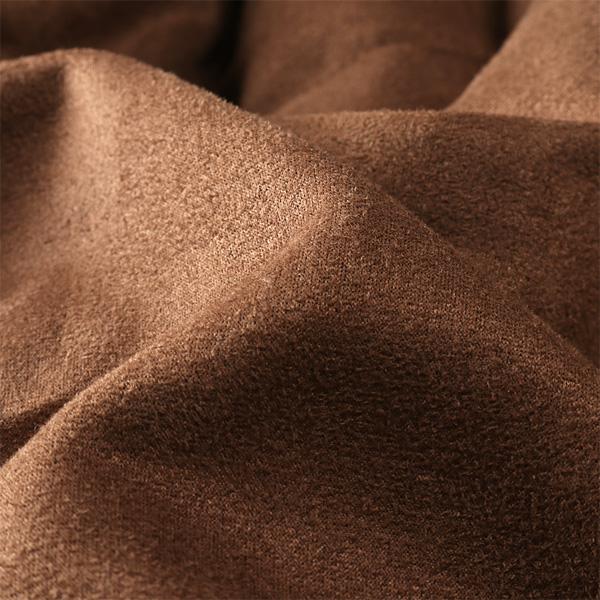 大きいサイズ メンズ Three Quarter フード脱着 ポリスウェード 中綿