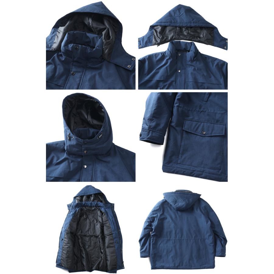 大きいサイズ メンズ Three Quarter フード脱着 中綿 ミドル ハーフコート 防風 撥水 秋冬新作 kmw-54906az 大きいサイズ メンズ Three Quarter フード脱着 中綿 ミドル ハーフ