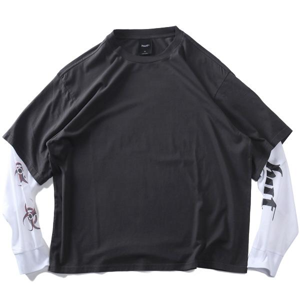 大きいサイズ メンズ HUF ハフ フェイクレイヤード 長袖 Tシャツ LEON LS DOUBLE LAYER TOP USA直輸入 kn00582 | HUF | 03