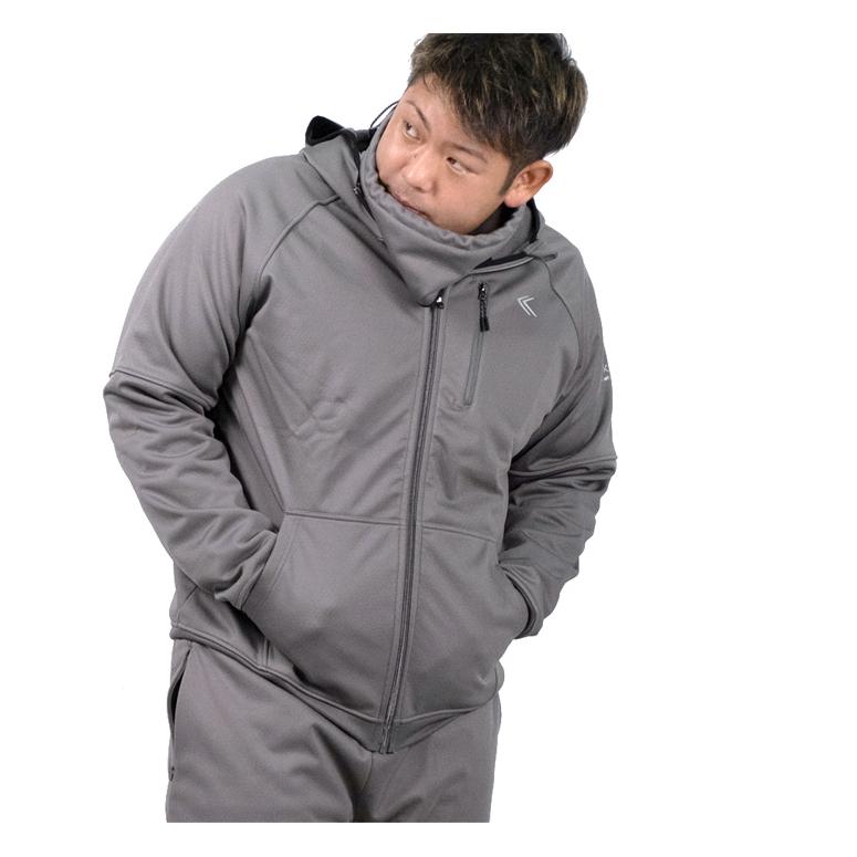 大きいサイズ メンズ LINKATION 防風 セットアップ 裏フリース フルジップ パーカー la-cj210414 Linkation（リンケーション） 大きいサイズ メンズ 防風 セットアップ