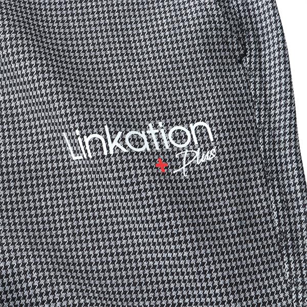 大きいサイズ メンズ LINKATION Plus 千鳥柄 ストレッチ パンツ テーパード アスレジャー スポーツウェア la-p220401t | Linkation | 16