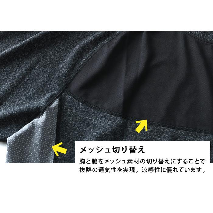 大きいサイズ メンズ LINKATION カチオン半袖Tシャツ la-t180401｜bmo｜05