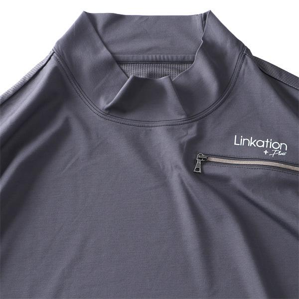 大きいサイズ メンズ LINKATION Plus ドットエアー 半袖 モックネック Tシャツ アスレジャー スポーツウェア la-t220232｜bmo｜06