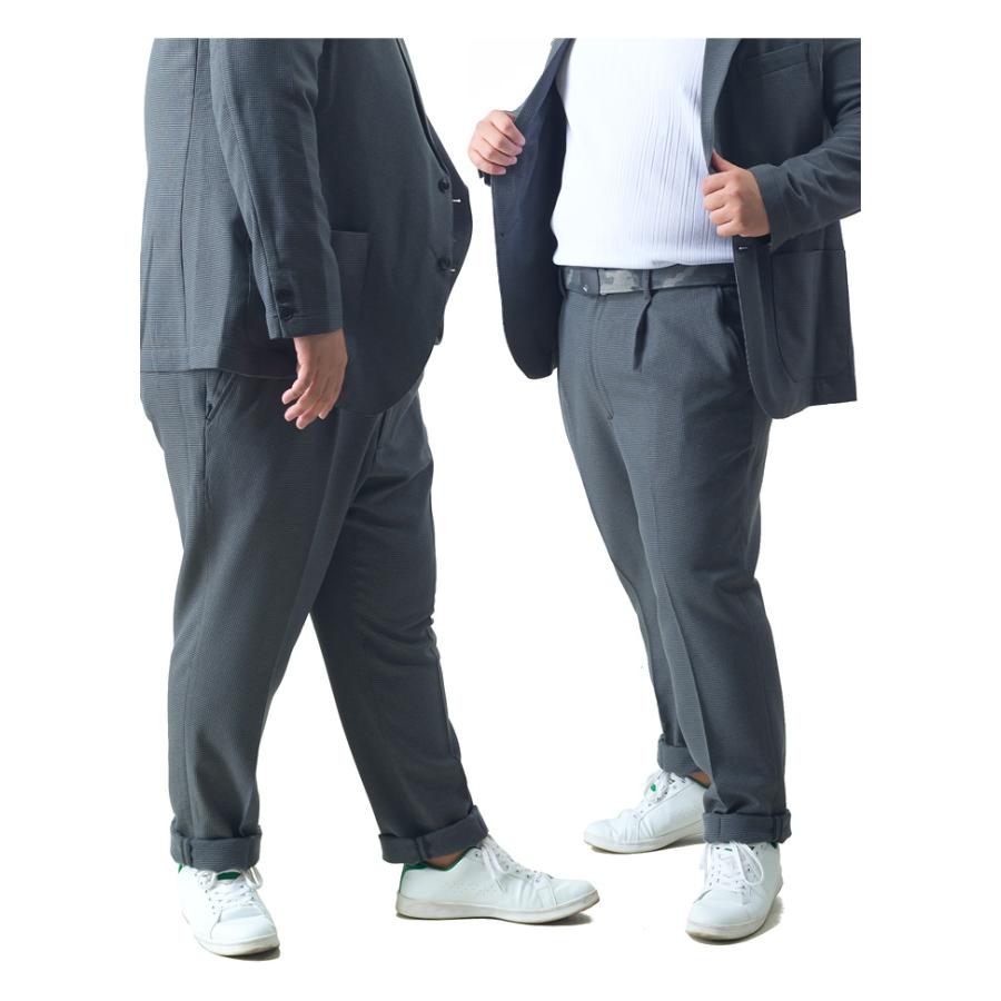 Linkation（リンケーション） 大きいサイズ メンズ セットアップ 千鳥