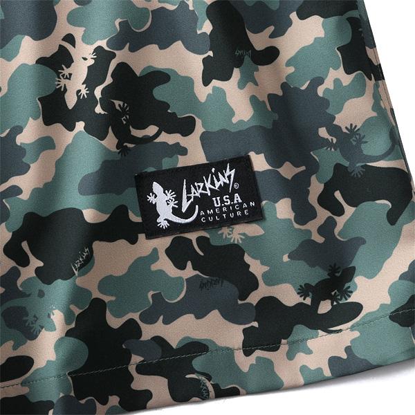 LARKINS（ラーキンス） 大きいサイズ メンズ 総柄 オープン 半袖