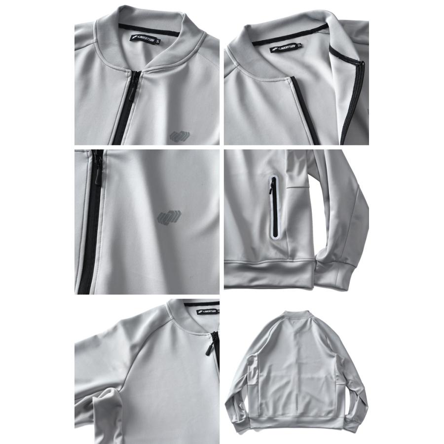 大きいサイズ メンズ LINKATION リンケーション ポンチ ラグラン ストレッチ スタジアム ブルゾン アスレジャー スポーツウェア lk-cj240111 Linkation（リンケーション） 大きいサイズ メンズ ポンチ ラグラン